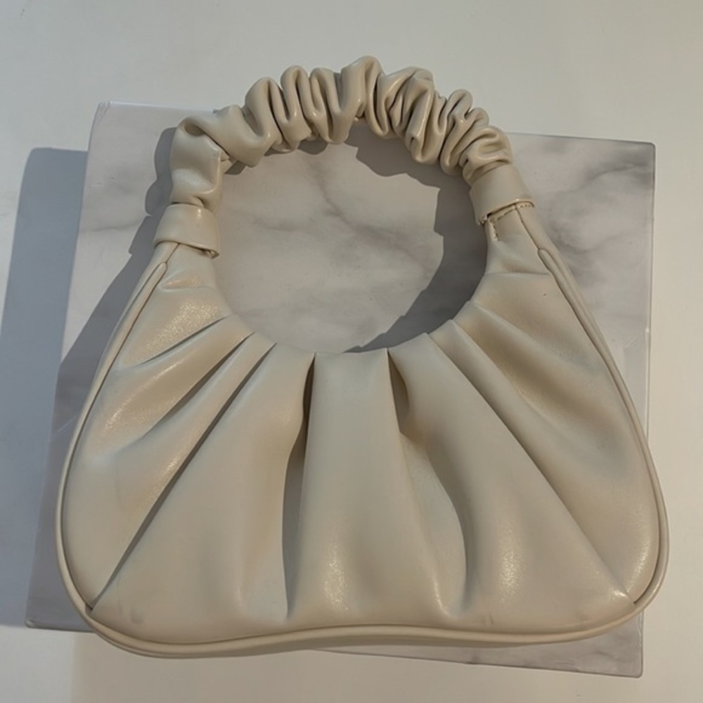 JW PEI Gabbi Ruched Hobo Handbag - Ivory - Picture 11 of 12